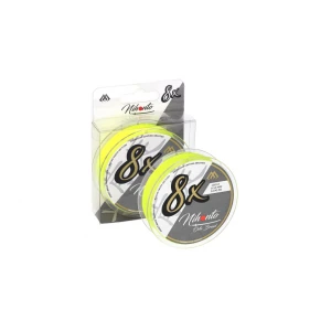 FIR TEXTIL MIKADO NIHONTO OCTA BRAID FLUO 150m 0.23mm  FIR TEXTIL MIKADO NIHONTO OCTA BRAID FLUO 150m 0.23mm
