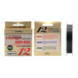 FIR TEXTIL POKEE HYPER SENSE BRAID 100% X 12 -MOSS GREEN-PIKE 0.16mm 125m