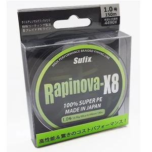 FIR TEXTIL SUFIX RAPINOVA X8 LEMON GREEN 150M 0.205MM