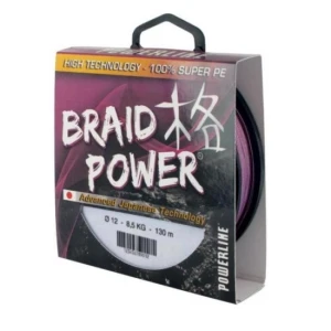 Fir Powerline Braid Power Galben Mov 0.20mm 110m Fir Powerline Braid Power Galben Mov 0.20mm 110m