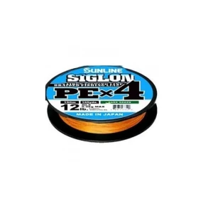 Fir Sunline Siglon PE x4 Orange 10LB 0.132mm