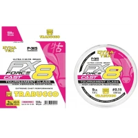 Fir Trabucco Textil Dynatex Fx8 Cast Pink 0,128mm, 14, 150m, 6.4kg, Pe#0.6