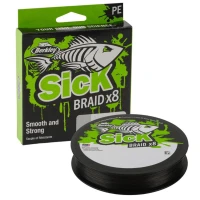 Fir Textil Berkley Sick Braid, Black, 150m, 0.08mm, 6kg