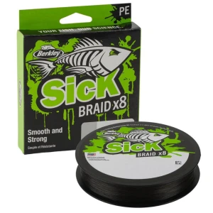 Fir Textil BERKLEY Sick Braid, Black, 150m, 0.08mm, 6kg