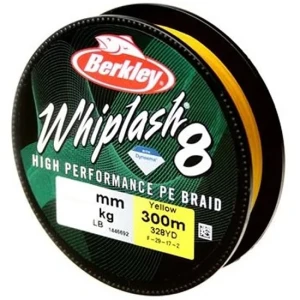 Fir Textil BERKLEY Whiplash 8, Yellow, 300m, 0.12mm, 17.5kg