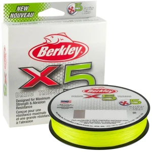 Fir Textil BERKLEY X5, Flame Green, 0.40mm, 45.6kg, 250m Fir Textil BERKLEY X5, Flame Green, 0.40mm, 45.6kg, 250m