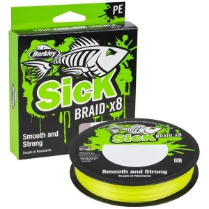 Fir Textil Berkley Sick Braid, HV Yellow, 150m, 0.12mm, 11.2kg Fir Textil Berkley Sick Braid, HV Yellow, 150m, 0.12mm, 11.2kg