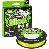 Fir Textil Berkley Sick Braid, HV Yellow, 300m, 0.33mm, 38.1kg