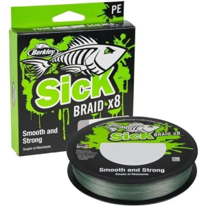 Fir Textil Berkley Sick Braid, Moss Green, 150m, 0.33mm, 38.1kg Fir Textil Berkley Sick Braid, Moss Green, 150m, 0.33mm, 38.1kg
