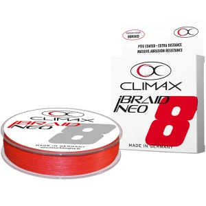 Fir Textil Climax iBraid Neo X8, Fluo Red, 0.08mm, 4.90kg, 135m