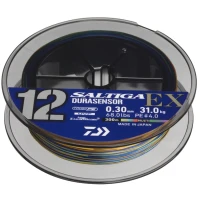 Fir Textil DAIWA Saltiga Durasensor X12 EX+SI3 Multicolor, 0.26mm, 300m, 25kg