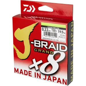 Fir Textil Daiwa J-Braid Grand X8 Chartreuse 0.10mm 135m 7kg Fir Textil Daiwa J-Braid Grand X8 Chartreuse 0.10mm 135m 7kg