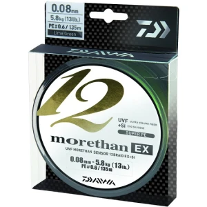Fir Textil Daiwa Morethan 12 Braid EX+SI 135m 0.12mm 10.2kg Fir Textil Daiwa Morethan 12 Braid EX+SI 135m 0.12mm 10.2kg