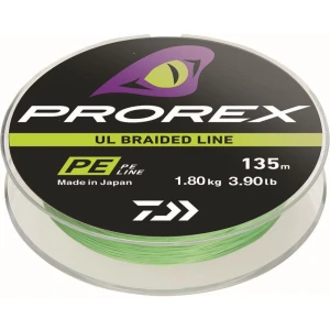 Fir Textil Daiwa Prorex UL Finesse Braid Chartreuse 135m 2.80kg