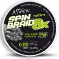 Fir Textil FORMAX Attack Spinbraid 8X, Fluo Green, 12.37kg, 0.18mm, 150m Fir Textil FORMAX Attack Spinbraid 8X, Fluo Green, 12.37kg, 0.18mm, 150m