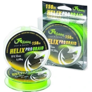 Fir Textil FilFishing Helix Spinning Fluo Braid 0.12mm 6.60kg 150m