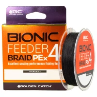 Fir Textil Golden Catch Bionic Feeder PE X4 Black 150m, 0.128mm, 5kg Fir Textil Golden Catch Bionic Feeder PE X4 Black 150m, 0.128mm, 5kg