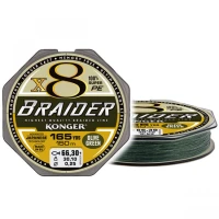 Fir Textil Konger Braider X8 Olive Green 0.06mm, 4.9kg, 150m