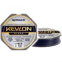 Fir Textil Konger Kevlon X4 Black 0.12mm, 10.1kg, 150m