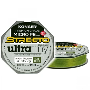 Fir Textil Konger Streeto Ultra Tiny Olive Green 0.04mm, 2.59kg, 150m Fir Textil Konger Streeto Ultra Tiny Olive Green 0.04mm, 2.59kg, 150m