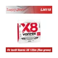 Fir Textil Lucky John Vanrex X8 Fluo Green 0.18mm 125m 9.3kg