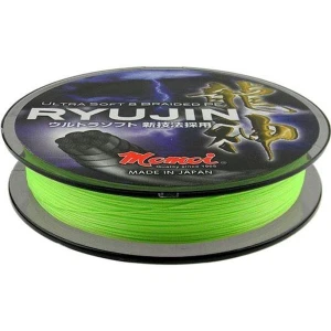 Fir Textil Momoi Ryujin PE Braided, Lime Green, 9kg, 0.08mm, 130m