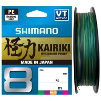 Fir Textil SHIMANO Kairiki 8 Braided Line, Multi Color, 300m, 0.315mm, 33.50kg