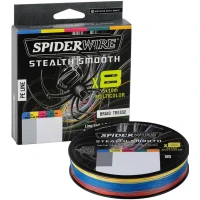 Fir Textil SPIDERWIRE Stealth Smooth 8X8 PE Braid, Multicolor, 300m, 0.29mm, 26.4kg