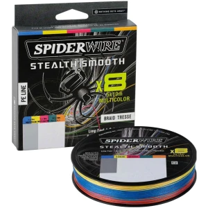 Fir Textil SPIDERWIRE Stealth Smooth 8X8 PE Braid, Multicolor, 300m, 0.33mm, 38.1kg
