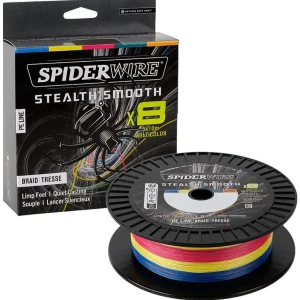 Fir Textil SPIDERWIRE Stealth Smooth 8X8 PE Braid, Multicolor, 600m, 0.15mm, 16.5kg