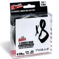 Fir Textil SUFIX Carrier Braid X8 Stealth Green, 0.104mm, 100m