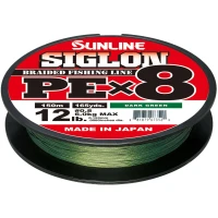 Fir Textil SUNLINE Siglon PE X8, Dark Green, 0.121mm, 3.3kg, 150m