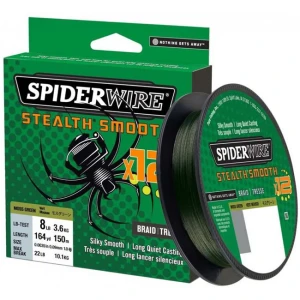 Fir Textil Spiderwire Stealth Smooth 12 Verde 150m, 0.07mm, 6kg Fir Textil Spiderwire Stealth Smooth 12 Verde 150m, 0.07mm, 6kg
