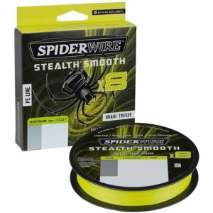 Fir Textil Spiderwire Stealth Smooth 8 Hi-Vis Yellow, 0.09mm, 7.5kg, 150m