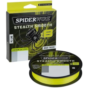 Fir Textil Spiderwire Stealth Smooth 8 Hi-Vis Yellow, 150m, 0.15mm, 16.50kg Fir Textil Spiderwire Stealth Smooth 8 Hi-Vis Yellow, 150m, 0.15mm, 16.50kg