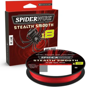 Fir Textil Spiderwire Stealth Smooth 8 Rosu 150m, 0.19mm, 18kg Fir Textil Spiderwire Stealth Smooth 8 Rosu 150m, 0.19mm, 18kg
