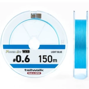 Fir Textil TAILWALK Power Eye WX8, Light Blue, 150m, 0.174mm, 20lbs/9.1kg Fir Textil TAILWALK Power Eye WX8, Light Blue, 150m, 0.174mm, 20lbs/9.1kg