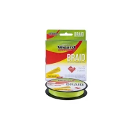 Fir Textil Teflonat Wizard Braid Fluo Yellow 0.30mm 135m Fir Textil Teflonat Wizard Braid Fluo Yellow 0.30mm 135m