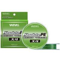 Fir Textil Varivas Absolute Premium PE X4 Marking Green, 150m, 0.128mm, 10lb
