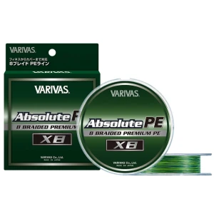 Fir Textil Varivas Absolute Premium PE X8 Marking Green, 150m, 0.205mm, 31lb Fir Textil Varivas Absolute Premium PE X8 Marking Green, 150m, 0.205mm, 31lb