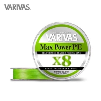 Fir Textil Varivas Fir Max Power Pe X8 150m 33lb 0.235mm Lime Green Fluo