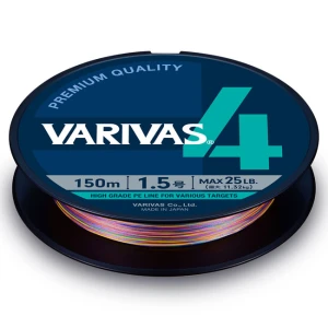 Fir Textil Varivas PE 4 Marking Edition 150m 0.205mm 25lb Vivid 5 Color Fir Textil Varivas PE 4 Marking Edition 150m 0.205mm 25lb Vivid 5 Color