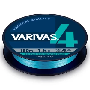 Fir Textil Varivas Pe 4 Blue Edition 150m 0.128mm 10lb Water Blue