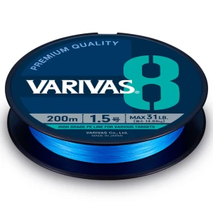 Fir Textil Varivas Pe 8 Blue Edition 150m 0.128mm 13lb Fluo Ocean Blue
