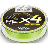Fir Textil Varivas Super Trout Area PE X4, Neo Yellow, 0.15mm, 4lbs, 75m