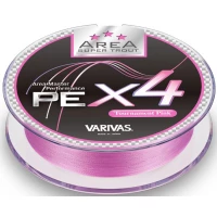 Fir Textil Varivas Super Trout Area PE X4 Tournament, Pink, 0.15mm, 4lbs, 75m