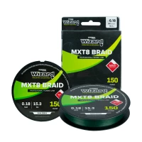 Fir Textil Wizard Mxt8 Braid Dark Green 0.08mm 150m 8.1kg