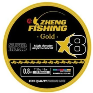 Fir Textil ZHENG FISHING PE LINE X8 Gold, 10kg, 0.18mm, 150m
