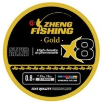 Fir Textil ZHENG FISHING PE LINE X8 Gold, 15kg, 0.23mm, 150m