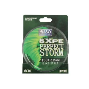 Fir textil Asso Perfect Storm 8X 0.08mm Moss Green 150m Fir textil Asso Perfect Storm 8X 0.08mm Moss Green 150m